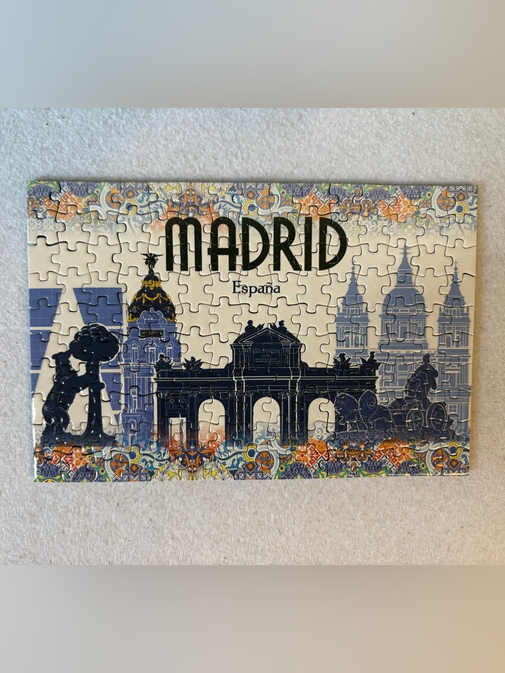 Madrid España Decorative Mini Jigsaw Puzzle - 150 pieces